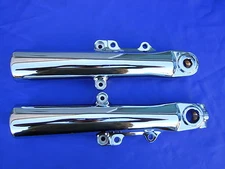 HARLEY DAVIDSON CHROME FORK SLIDER LEGS 2014-2020, FLH MODELS  *** EXCHANGE***