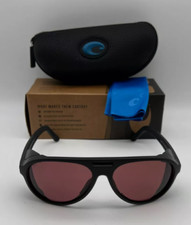 NEW Costa Del Mar GRAND CATALINA Polarized Sunglasses Black / Rose Glass 580G
