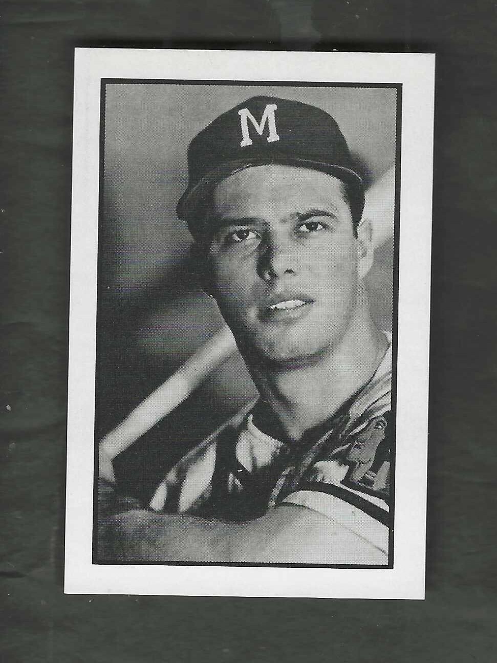 EDDIE MATHEWS 1984 Galasso Baseball Collector Series #19 NRMT  MILWAUKEE BRAVES