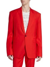 GIVENCHY Oversized Peak Lapel Suit Jacket, Virgin wool, Size 48/US 38 2,855 NWT