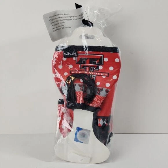 Woozie Texas Tech Red Raiders Paquete Conjunto de Regalo Mangas de Copa de Vino Aisladas Foto 2 de 4