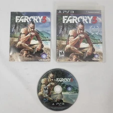 PS3 Playstation 3 Game Disc FARCRY 3 Includes Instructions Mature M Ubisoft