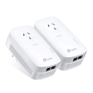TP-Link TL-PA9020P KIT AV2000 2-Port Gigabit Passthrough Powerline Starter Kit