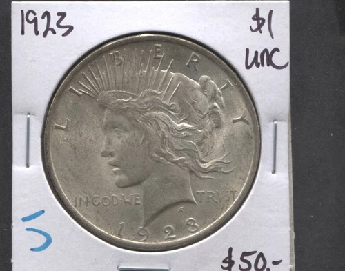 1923-Peace Dollar- UNC