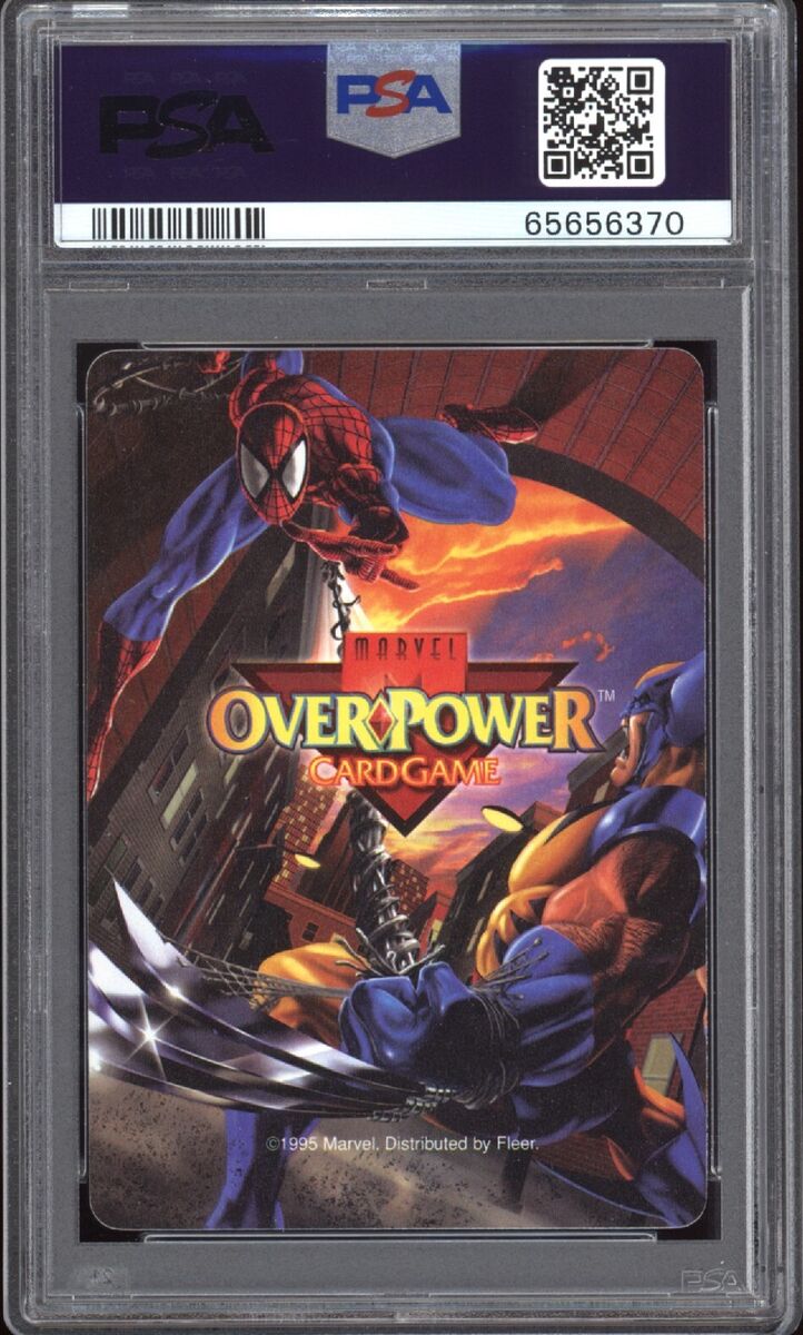 SPIDER-MAN PSA 10 1995 Marvel Overpower Spider-Man Spider SPIDER-MAN PSA 10 1995 Marvel Overpower Spider-Man Spider