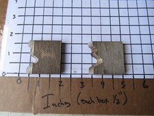 Pair Moulder Blades Bits Knives 5/16" Corrugated Back Shaper Router Profile