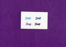 DAY die cuts scrapbook cards