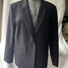 Liz Claiborne Career Black Blazer Size 16