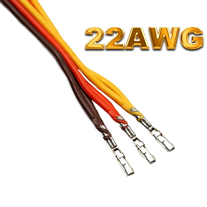 3x Servokabel Servo Kabel Verlängerung Verdrillt 100cm JR Graupner Twisted 22AWG - Bild 2 von 4
