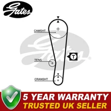 Gates Timing Belt Fits Suzuki Swift (1984-2001) 1.0 1.3 - 5122