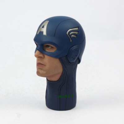 Hot Toys MMS174 Avengers Captain America 1/6 Maske Head Sculpt | eBay