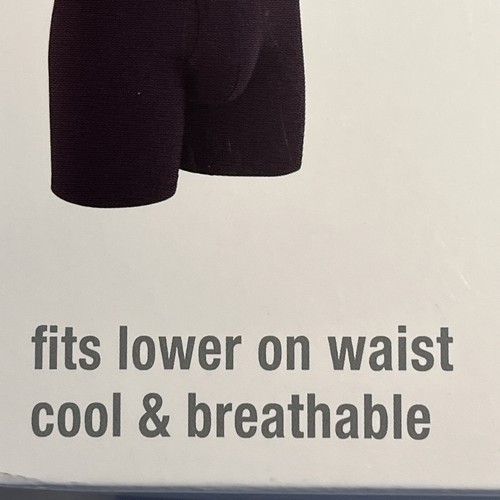 Hanes Originals 3 Stretch Boxer Briefs Mens 2XL 44-46" Wicking No Ride Up Cool - Picture 8 of 13