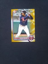 2022 Bowman 1st Prospects Gold Parallel /50 Carlos Aguiar Twins #BP-1 C22 