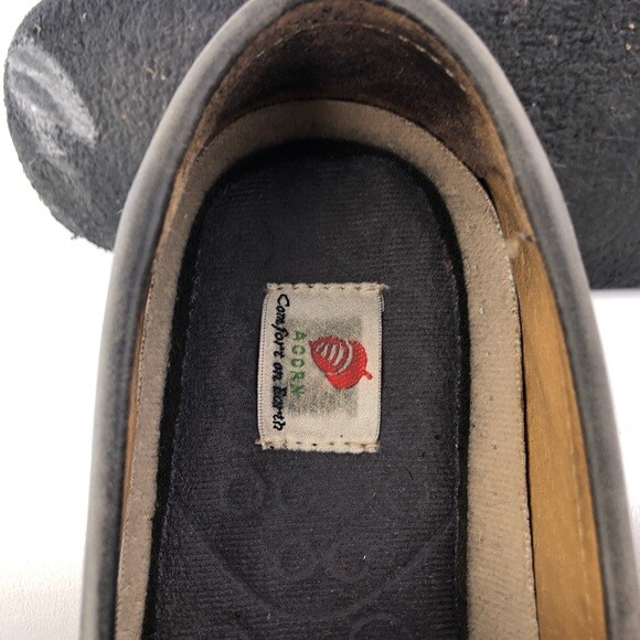 Acorn Gray Leather Moccasin Loafers Mens Size 10 EUR 44  display picture 1