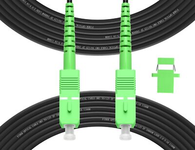 -3M10ft SC/APC to SC/APC Outdoor Fiber Optic Cable Simplex Single Mode Fiber ...