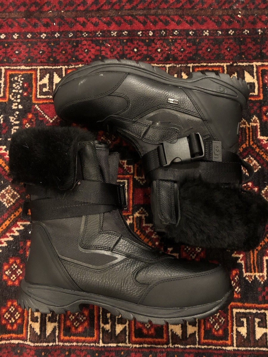 UGG Australia men’s TAHOE boots.  Black Fur-Lined Winter Boots . UGG Australia Men main image 3
