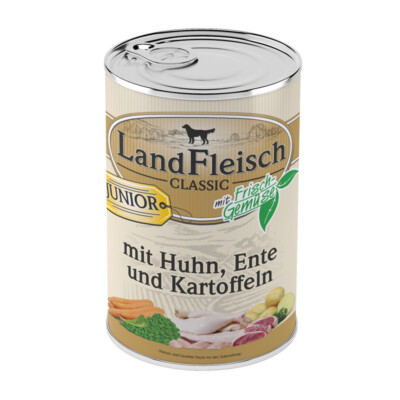 Landfleisch Classic | Nassfutter für Hunde | alle Sorten | 6 x 400g Dosen