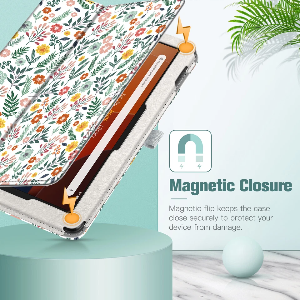 Funda para Amazon Fire HD 10 (13ª/11ª Gen, 2023/2021) Slim Fit Folio Soporte Cubierta Foto 3 de 4