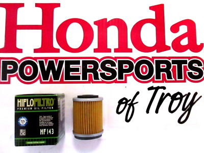 NEW HI FLO PREMIUM OIL FILTER #HF143 FOR VARIOUS YAMAHA *SEE PICS*