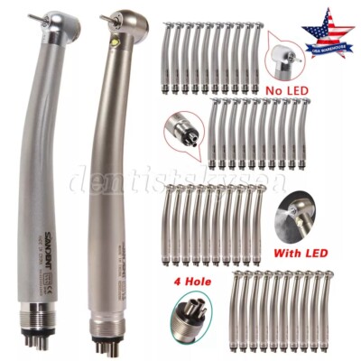 Dental Fiber Optic LED Egenerator / high speed handpiece Turbine 4HOLE