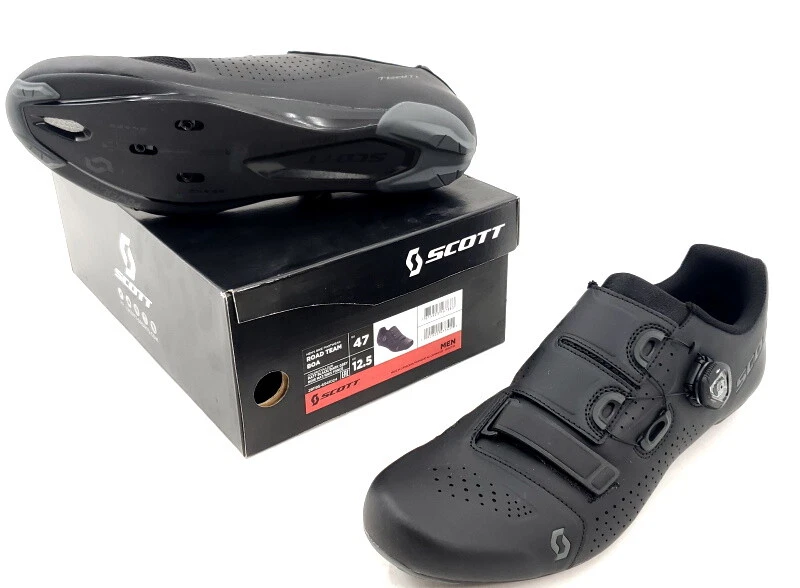 Scott Road Team Boa Bicicleta Ciclismo Zapatos Negros Para Hombre Talla 47 EU / 12.5 US Foto 3 de 4
