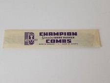 Vintage Champion Hard Rubber Comb Brown #565  Germany