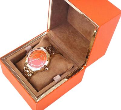 Tory Burch Watch Gold Tone Orange 37 Mm Style TRB1006 NWB Tory Burch TRB1006 Gold Tone Orange 37mm Watch 100  main image 2