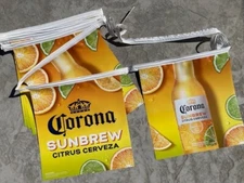 🔥New 19' Corona Extra Sunbrew Citrus Cerveza Double sided Beer String Banner