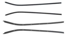 fits 1969-1982 Chevrolet Corvette door window glass beltline weatherstrip sweeps