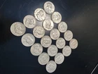 1963 Franklin Half Dollars 90% Silver Circulated - 1 roll (20 coins)