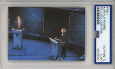 Kamala Harris SIGNED Debate Picture of President Donald Trump PSA DNA COA AUTO