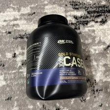 Optimum Nutrition Chocolate Casein Protein Powder-4lbs Exp 2027 Dented Container