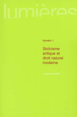 LICHTER, N 1/2003. ANTIKER STOIZISMUS UND MODERNES NATURRECHT, Unbekannt