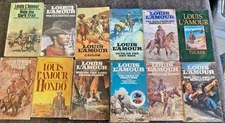 12 L0UIS L'AMOUR PAPERBACKS (LOT#1)