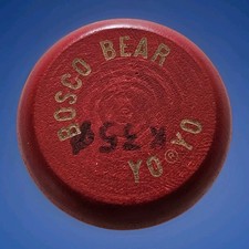 BOSCO BEAR Duncan Begineers YoYo 1 1/2" Red  Green YO YO