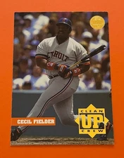 1994 Leaf Cecil Fielder Clean-Up Crew Insert - # Tough Magazine Jumbo Pack Pull
