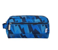 JuJuBe Be Dapper Train Case, Toiletry, Cosmetic, Travel Organizer Bag Blue Steel