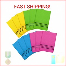 Tatuo 12 Pieces Korean Exfoliating Mitt Glove Italy Towel Body Skin Scrubber Exf