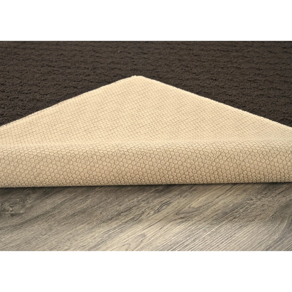 Town Square Brown Mocha 4' x 6' Non Slip Area Rug for Living Rooms & Hallways... - Image 3 of 4
