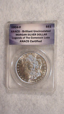 1904 O Morgan Dollar ANACS COMSTOCK LODE BRILLIANT UNCIRCULATED $1 Coin!