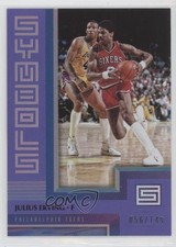 2017-18 Panini Status Symbols Purple 56/149 Julius Erving #13 HOF 0nr3