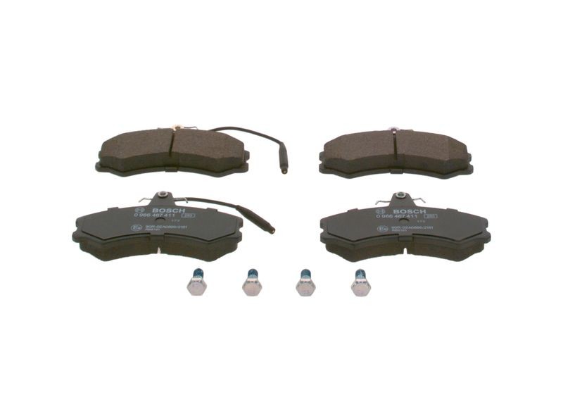 Plaquettes BOSCH 0986467411 freinage sûr Peugeot