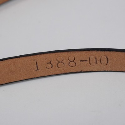 WCM Italian Leather Snake Skin Belt, 31\