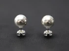 Tiffany & Co HardWear 925 Sterling Silver 10mm Ball Stud Earrings 4.7 Grams