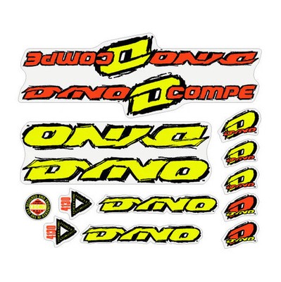 1993 DYNO - COMPE decal set for Chrome frame
