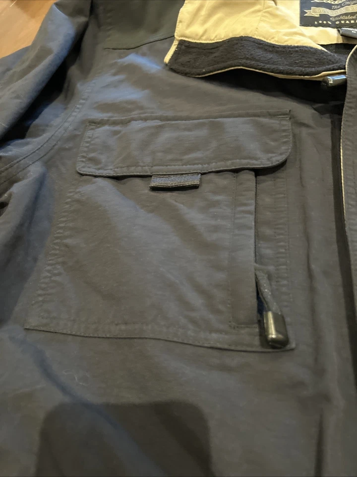 Eddie Bauer Mens All Weather Parka Coat/jacket Black Size Medium - Image 3 of 4