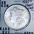 1885 O BU GEM MORGAN SILVER DOLLAR UNC MS+++ U.S. MINT RARE COIN 8889