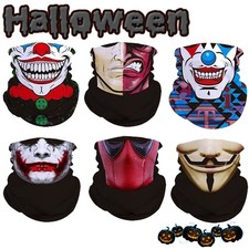 Skull Scarf Neck Gaiter Face Mask for Motorcycle Riding Fishing Cycling Sports