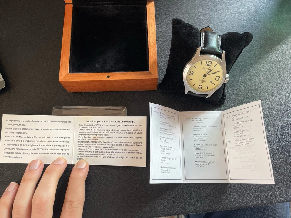 Glycine "Incursore" ', automatico, 100 M, Rif. 3821 (Pre Invicta) - Immagine 3 di 4