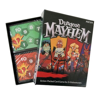 Dungeon Mayhem D&D Card Game 120 Cards Monster Madness Party Game